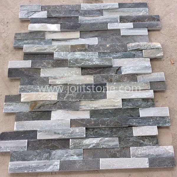 JSCS1560-13RZ Cloudy Grey Slate, Rough Z Shape, Grey Cultured Stone