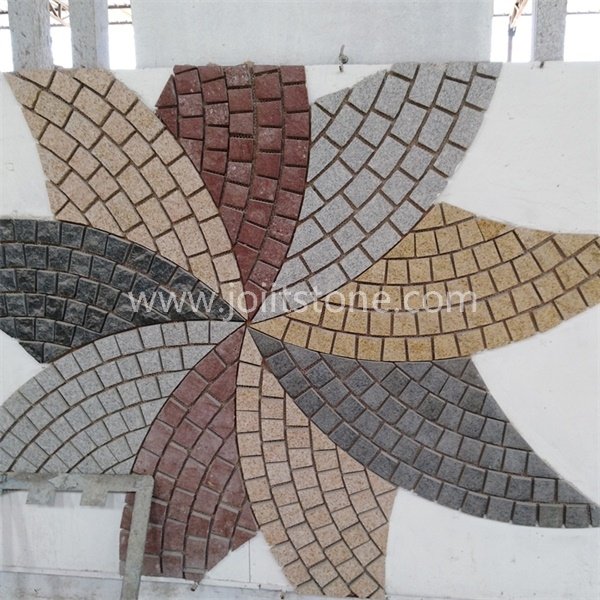 MS016 Wholesale Fatory Supply Mixed Color Mesh Cobblestone-Pavers