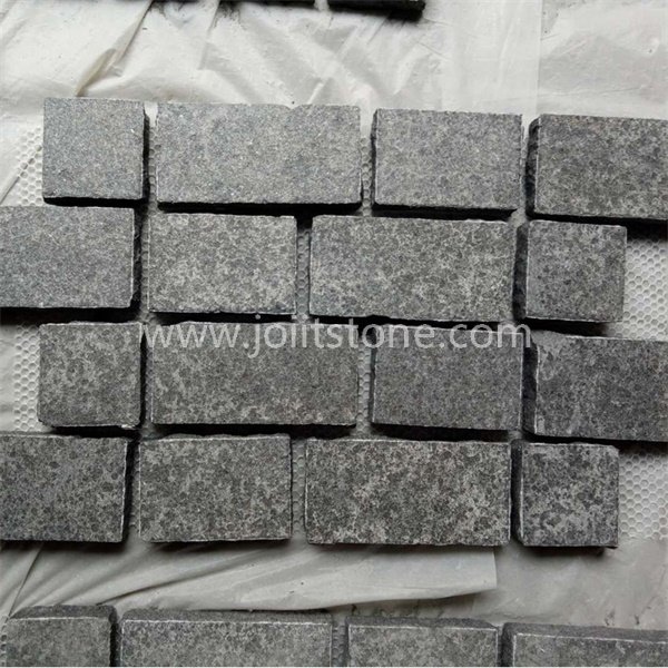MS030 Z Shape G684 Black Basalt Flamed Paver Stone