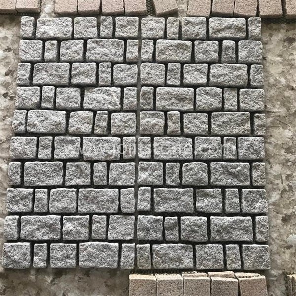 MS038 G603 Grey Granite Tumbled Net Paving Stone