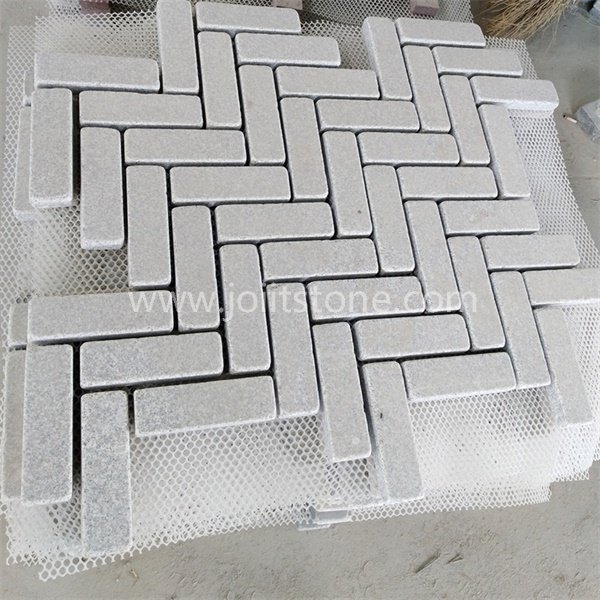 MS039 G603 Light Color Granite Tumble Strip Pavers
