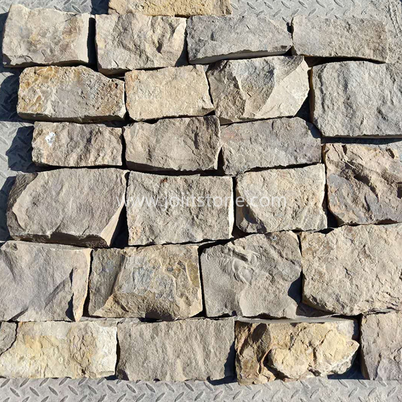 beige limestone loose stone